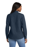 Alpha Kappa Alpha Long Sleeve Denim Crest Shirt