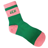 Alpha Kappa Alpha Crew Socks