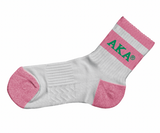 Alpha Kappa Alpha Crew Socks
