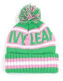 Alpha Kappa Alpha 1908 3D Letter Knit Beanie