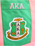 Alpha Kappa Alpha Canvas Crossbody Tote Bag