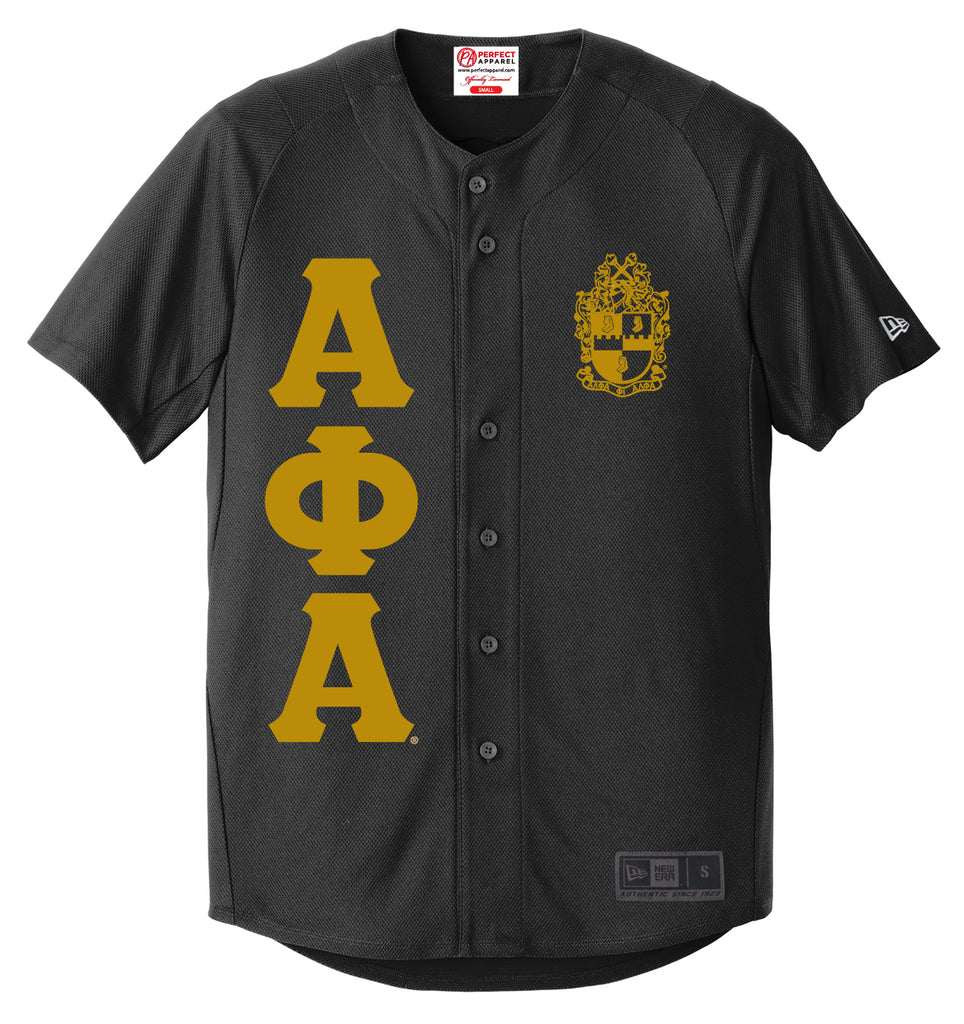 Alpha Phi Alpha New Era Coat of Arms Baseball Jersey