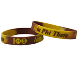Iota Phi Theta Tie Dye Silicone Wristband / Bracelet