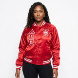 Delta Sigma Theta Satin Baseball Jacket