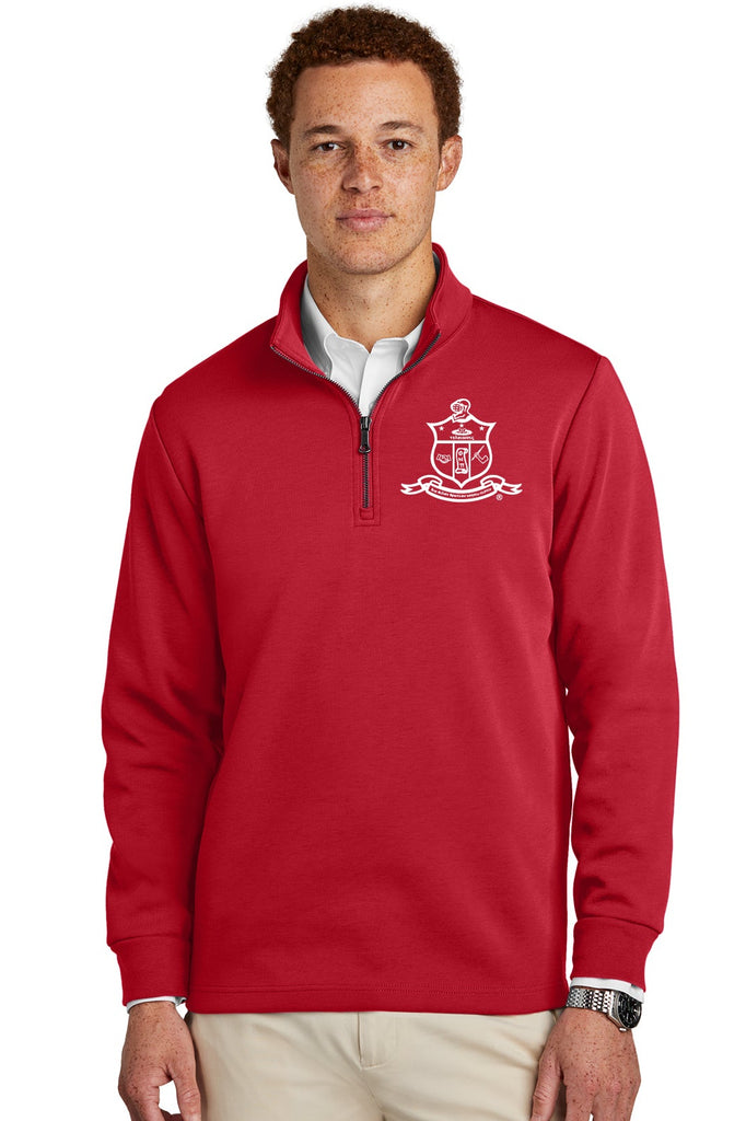 Kappa Alpha Psi Brooks Brothers Premium Coat of Arms 1/4 Zip