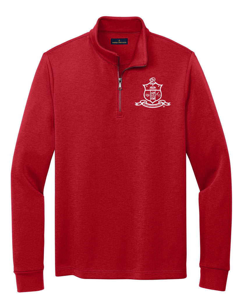 Kappa Alpha Psi Brooks Brothers Premium Coat of Arms 1/4 Zip