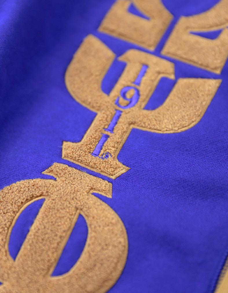 Omega Psi Phi Chenille Cardigan