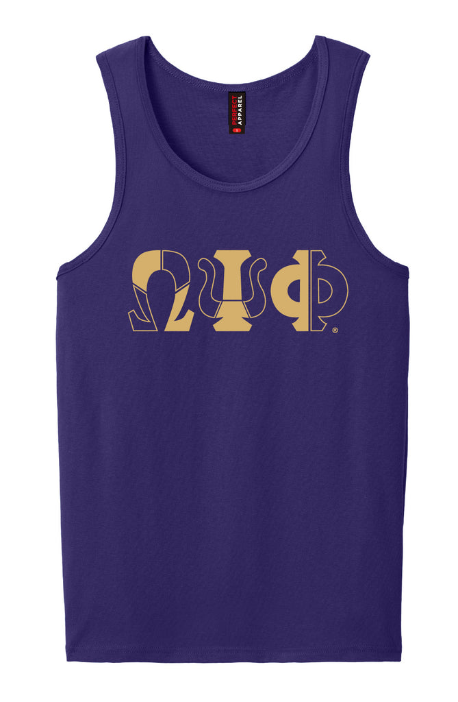 Omega Psi Phi Color Block Tank Top