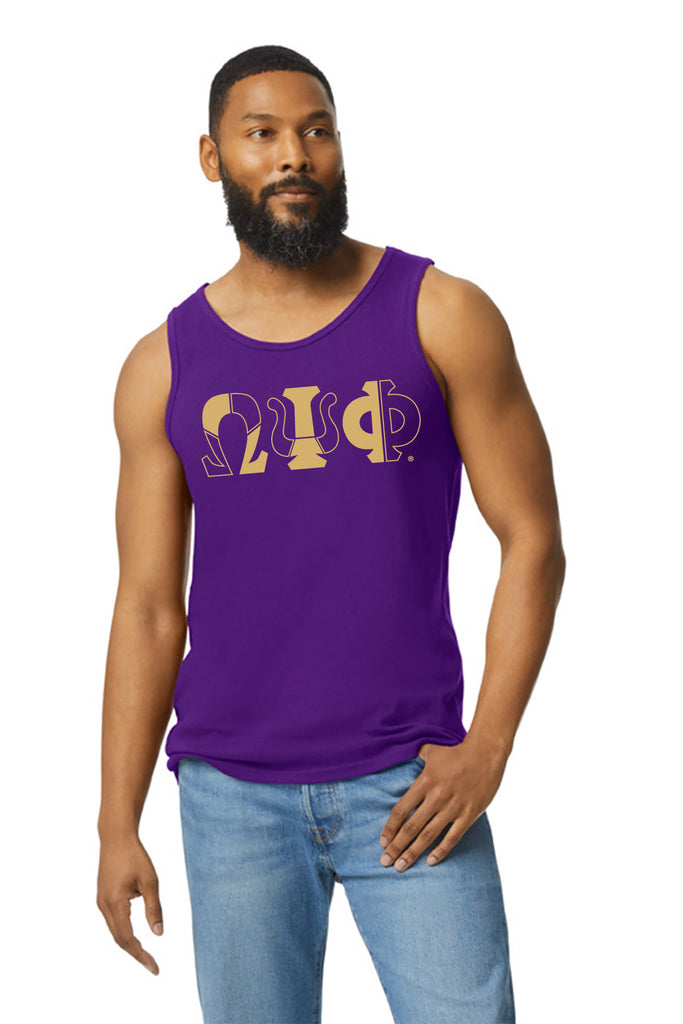 Omega Psi Phi Color Block Tank Top
