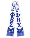 Phi Beta Sigma 1914 Knit Scarf