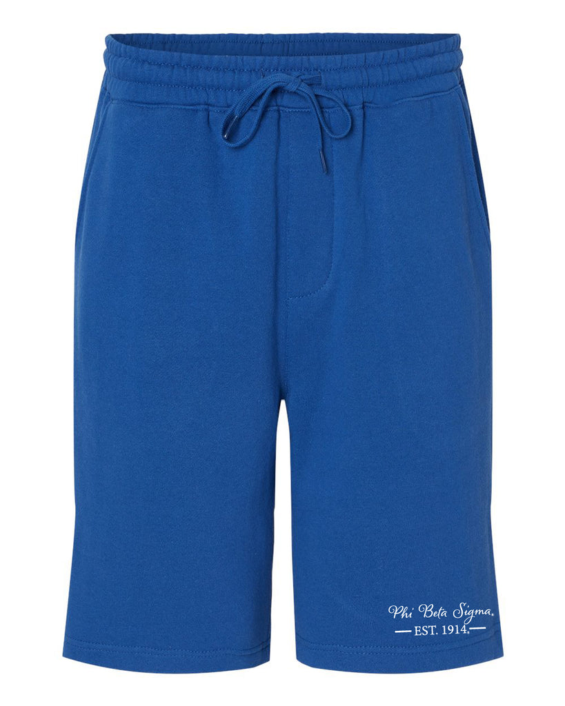 Phi Beta Sigma Signature Fleece Shorts