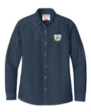 Sigma Gamma Rho Long Sleeve Denim Crest Shirt