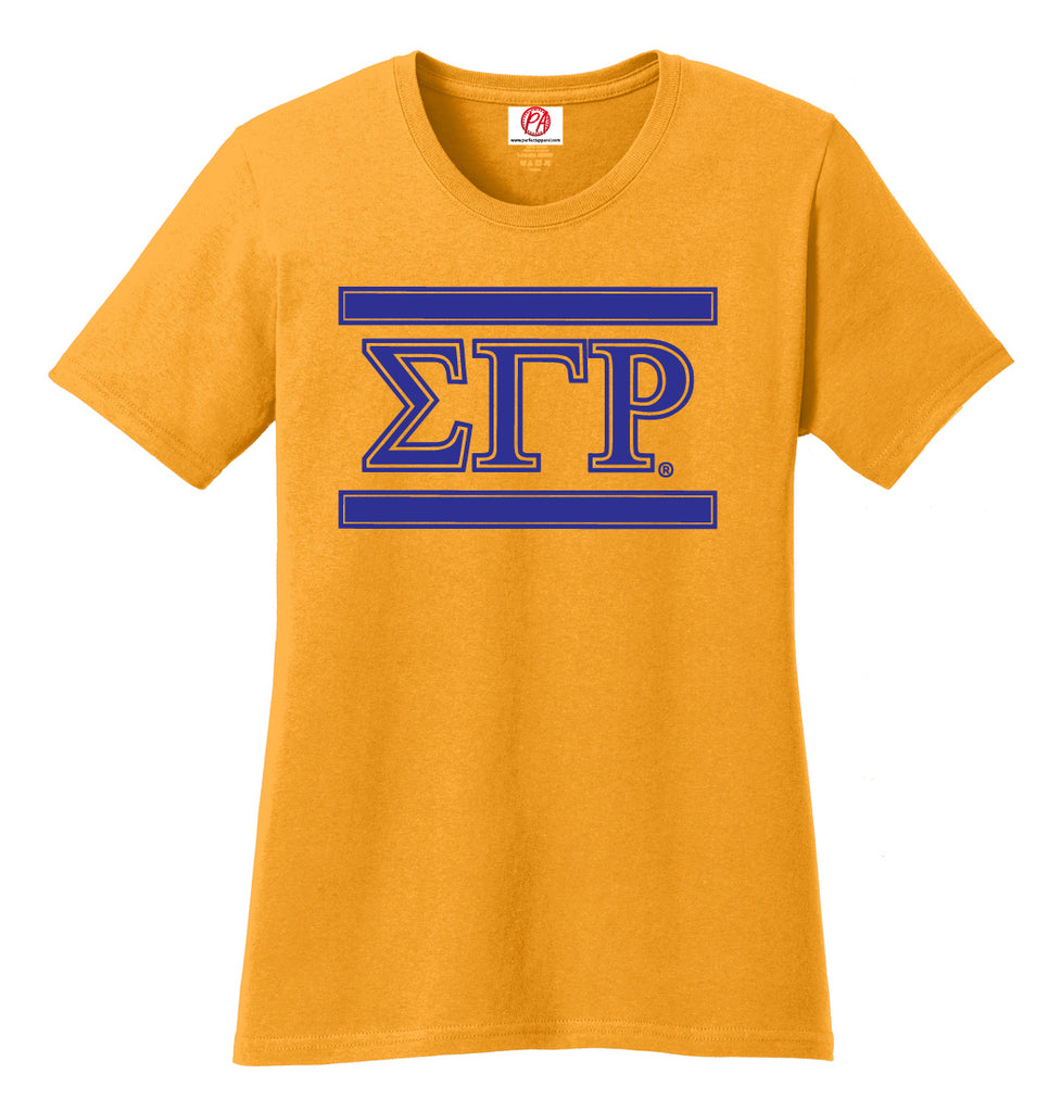 Simple 3 Greek Letter T-Shirt - Sigma Gamma Rho