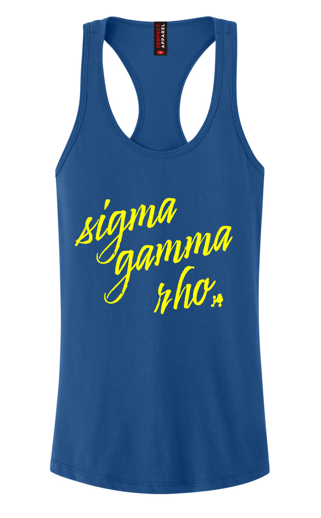 Sigma Gamma Rho Signature Tank Top