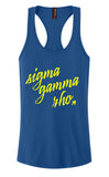 Sigma Gamma Rho Signature Tank Top