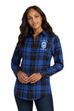 Zeta Phi Beta Plaid Flannel Tunic