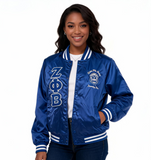 Zeta Phi Beta Satin Baseball Jacket