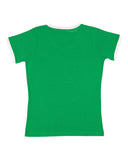 AKA Pretty Ringer V-Neck Tee - Alpha Kappa Alpha