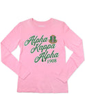 Alpha Kappa Alpha Glitter Long Sleeve Tees
