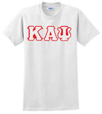 Kappa Alpha Psi Greek 3 Letter Embroidered T-Shirt