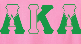 Alpha Kappa Alpha Color Block Greek Lettered Hoodie