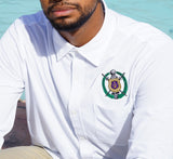 Omega Knit Dress Shirt- Omega Psi Phi
