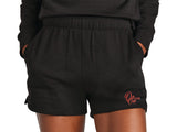 Delta Sigma Theta Call Tag Fleece Shorts- Delta Sigma Theta