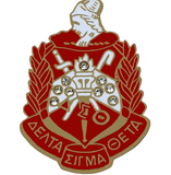 Delta Sigma Theta Shield with Crystals Lapel pin