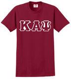 Kappa Alpha Psi Greek 3 Letter Embroidered T-Shirt