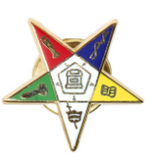 OES Star Lapel Pin- Order of Eastern Star