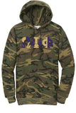 Omega Psi Phi Color Block Greek Lettered Hoodie