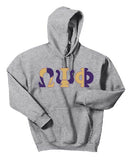 Omega Psi Phi Color Block Greek Lettered Hoodie