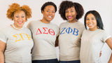 AKA Modern 3 Letter Terry Shirt - Alpha Kappa Alpha