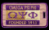Omega Founded Luggage Tag - Omega Psi Phi