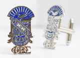 Phi Beta Sigma Crest Cufflinks