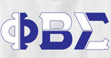 Phi Beta Sigma Color Block Greek Lettered Hoodie