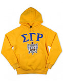 SG RHO Chenille Shield Hoodie - Sigma Gamma Rho