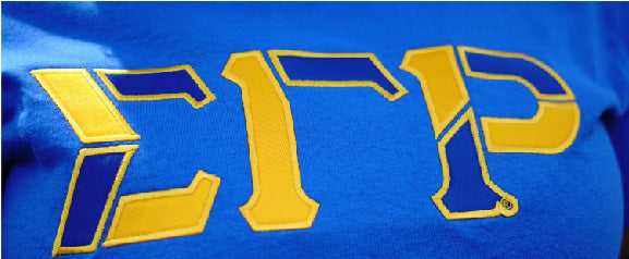 Sigma Gamma Rho Color Block Greek Lettered Hoodie