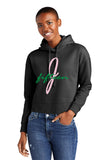 AKA J15 Cropped Hooded Sweatshirt - Alpha Kappa Alpha