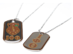 Iota Dog Tag Necklace - Iota Phi Theta