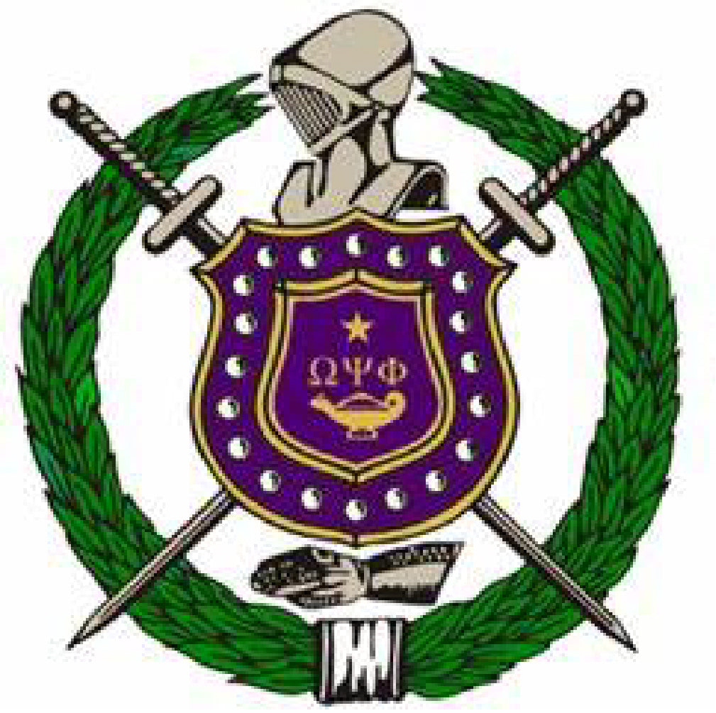 Omega Psi Phi Shield Decal
