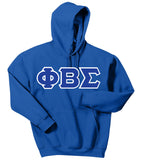 Phi Beta Sigma Greek 3 Letter Hoodie Sweatshirt