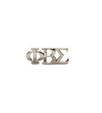 Sigma Silver 3 Letter Lapel Pin - Phi Beta Sigma