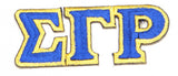 SG Rho Small Connected Greek Letter Patch - Sigma Gamma Rho
